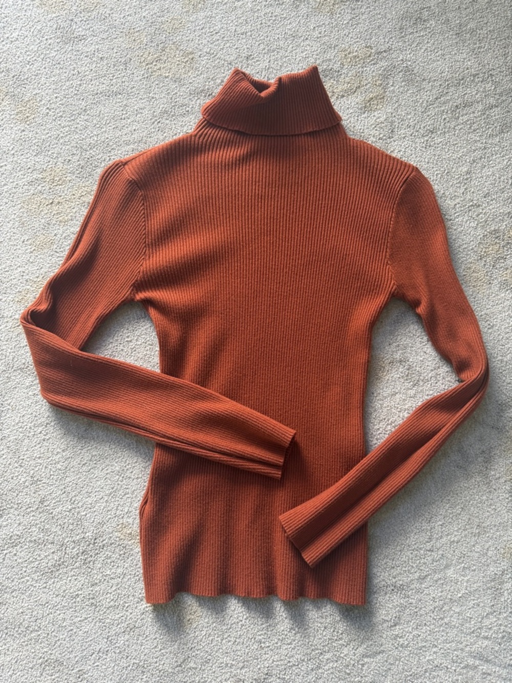 Rubbed Turtleneck Shirt